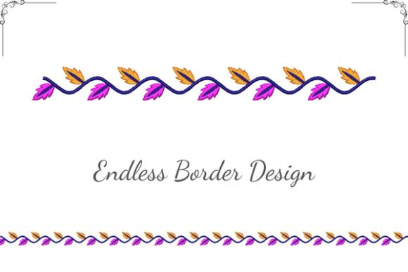 Dainty Leaves Border