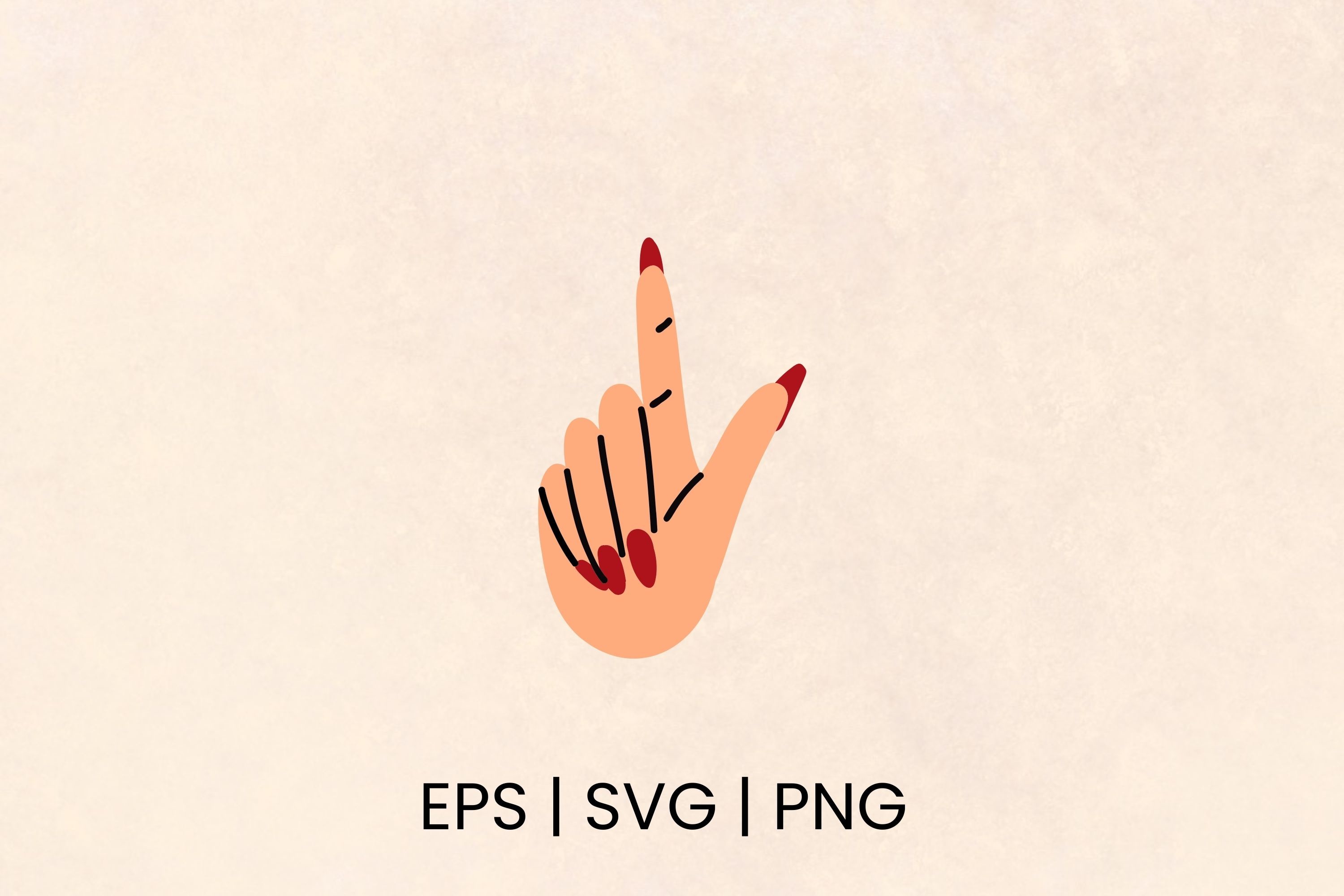 Hand Svg Graphic by Art's and Patterns · Creative Fabrica