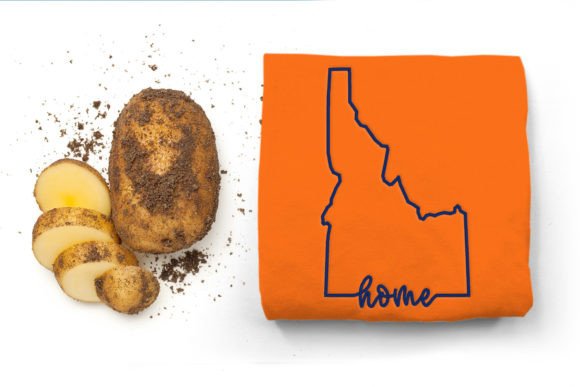 Idaho Home State Outline