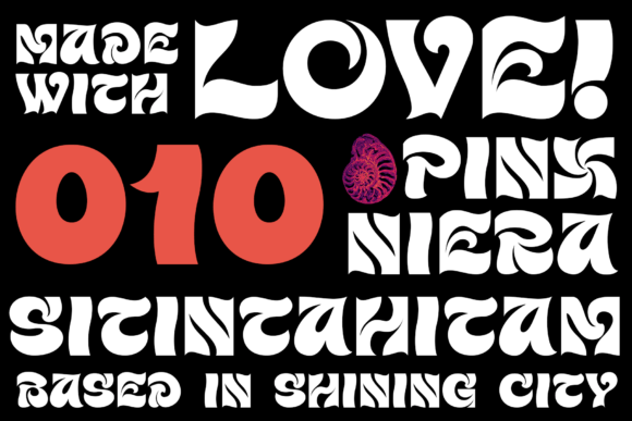 Pinx Niera Font PNG with transparent background - Preview 3