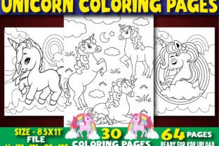 Unicorn Coloring Pages for Kids Graphic by GoLdeN ArT · Creative Fabrica
