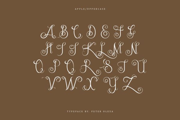 Apple Font - Preview 1