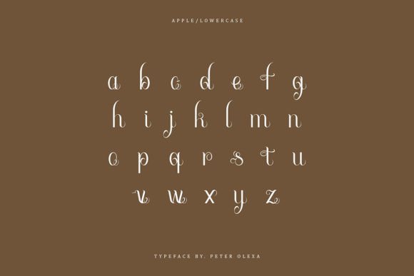 Apple Font - Preview 2