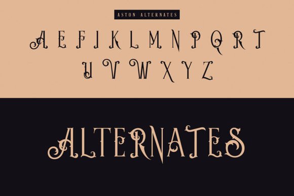 Aston Font - Preview 4