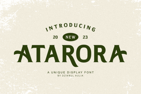 Atarora Font - Preview 1