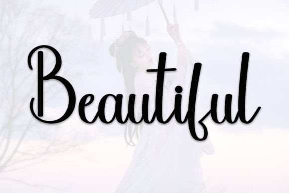 Beauty Font - Preview 1
