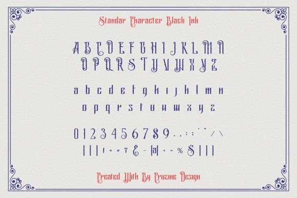 Black Ink Font - Preview 3