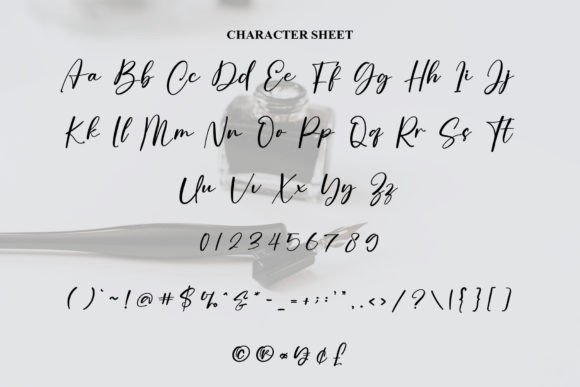 Calligraphy Font - Preview 2