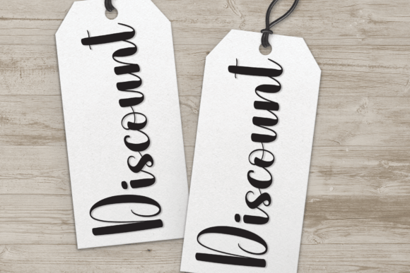Daily Gift Font PNG with transparent background - Preview 3