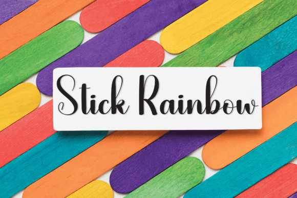 Daily Gift Font PNG with transparent background - Preview 4
