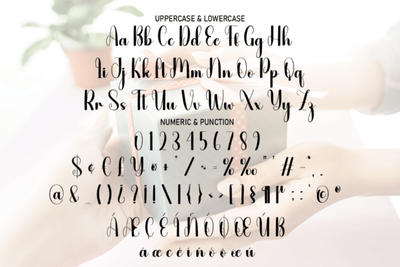 Daily Gift Font PNG with transparent background - Preview 6