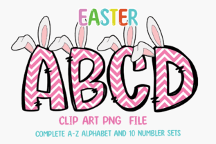 Easter Alphabet Sublimation Clipart PNG Graphic by YO Design · Creative ...