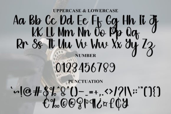 Fishing Font - Preview 5
