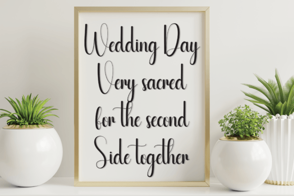 Flowerbed Font - Preview 2
