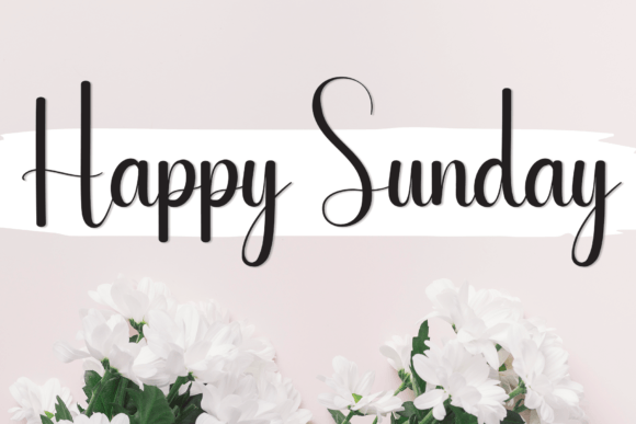 Flowerbed Font - Preview 3