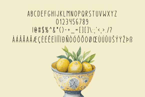 Fresh Lemons Font - Preview 4