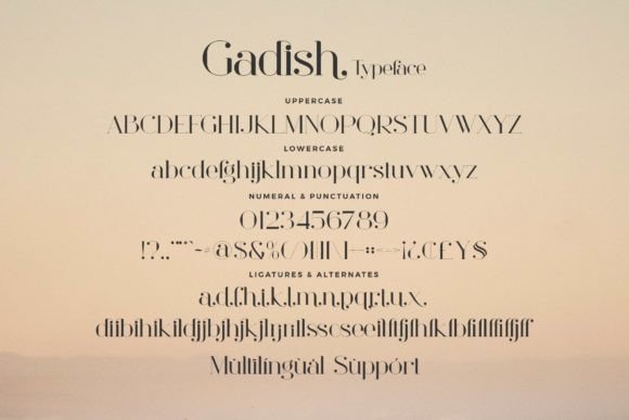 Gadish Font - Preview 6