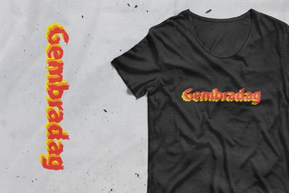 Gembradag Font PNG with transparent background - Preview 2