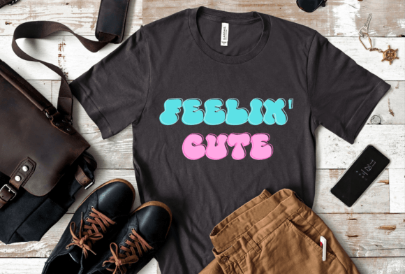 Groovy Color Font PNG with transparent background - Preview 4