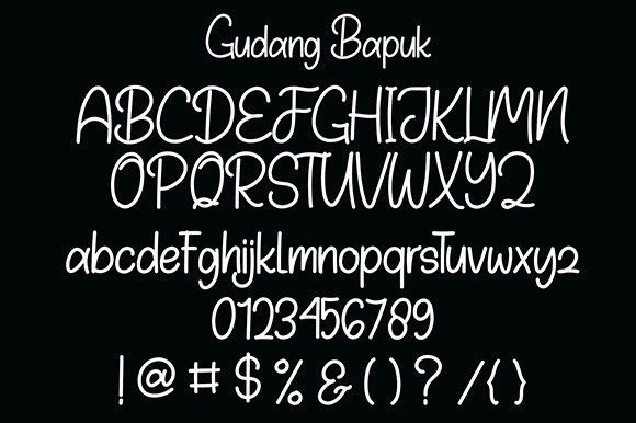 Gudang Bapuk Font - Preview 5