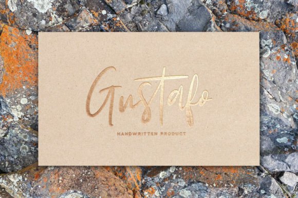 Gustafo Font PNG with transparent background - Preview 5