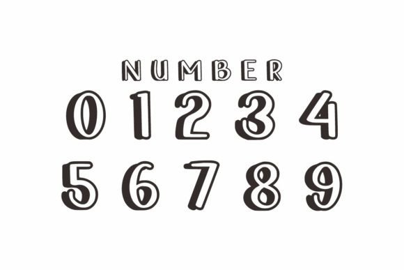 Heroes Outline Font PNG with transparent background - Preview 5
