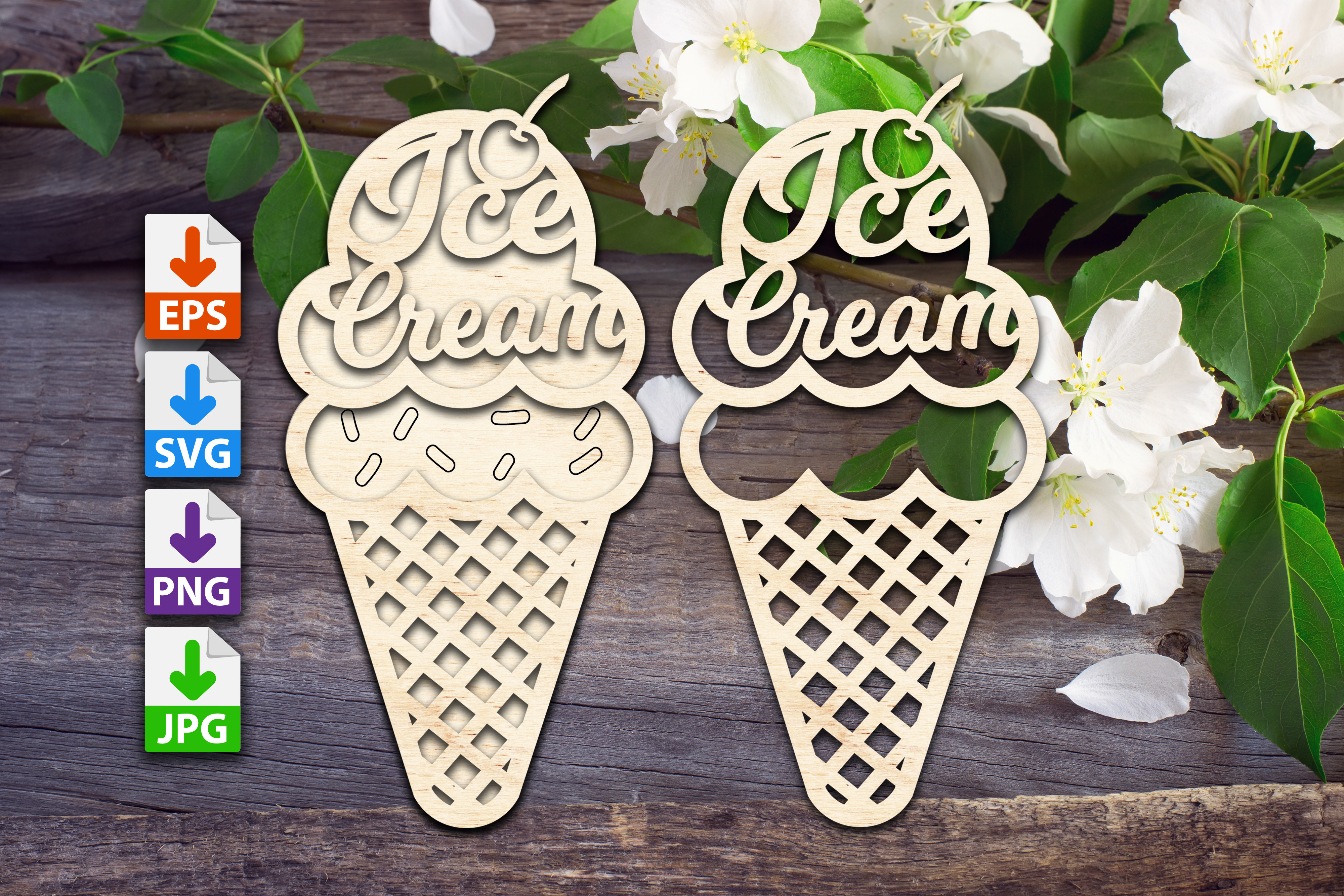 Ice Cream Cone · Creative Fabrica