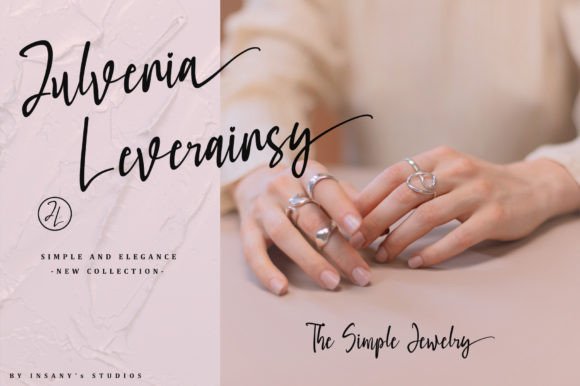 Julienqe Font PNG with transparent background - Preview 2