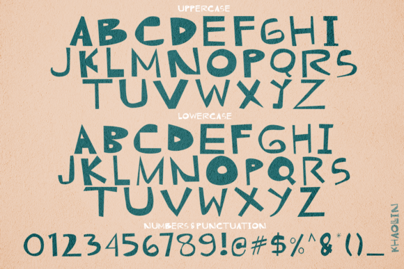 Khaollin Font PNG with transparent background - Preview 2