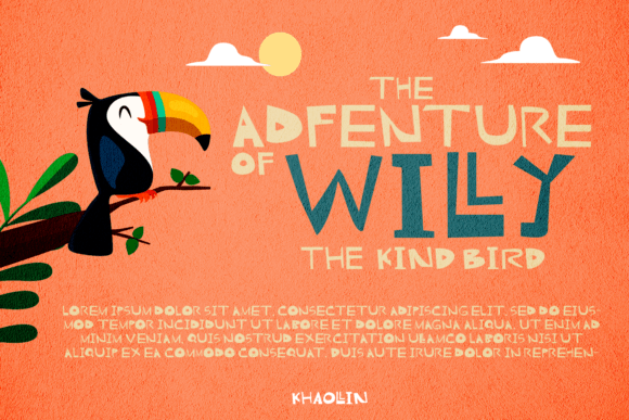 Khaollin Font PNG with transparent background - Preview 5