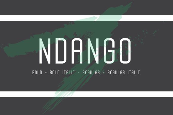 Ndango Font font preview - 3