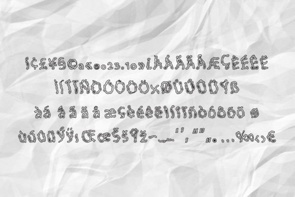Nickvic Font PNG with transparent background - Preview 3