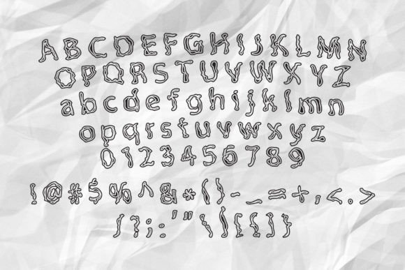 Nickvic Font PNG with transparent background - Preview 4