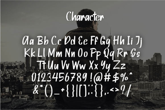 Pekok Font PNG with transparent background - Preview 1