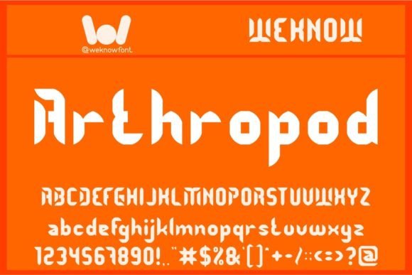 Shrimp Font PNG with transparent background - Preview 3
