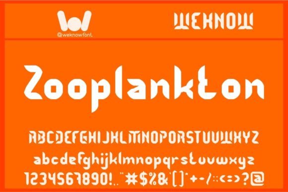 Shrimp Font PNG with transparent background - Preview 4