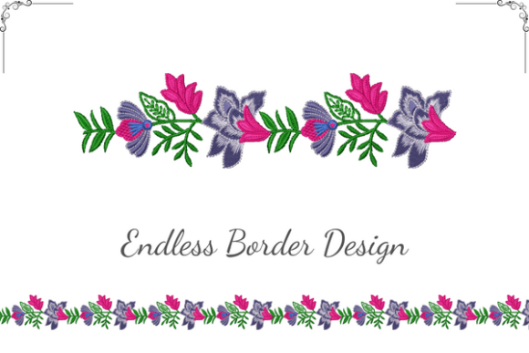 Traditional Indian Border