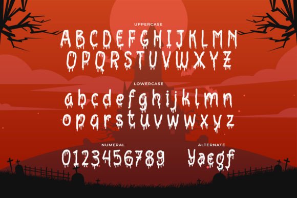 Bloodlust Font - Preview 1