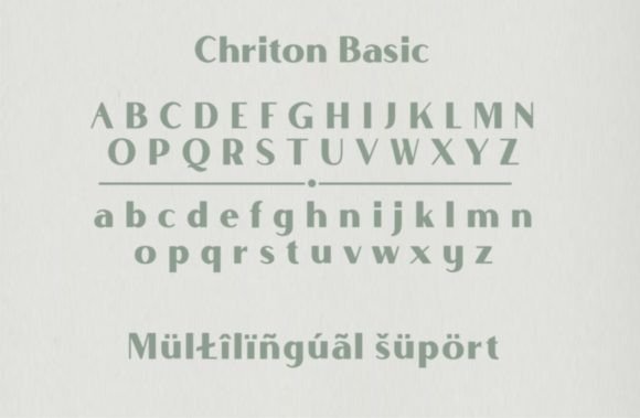 Chriton Basic Font - Preview 4