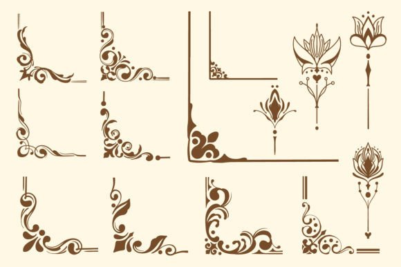 Corner Ornamental Frame