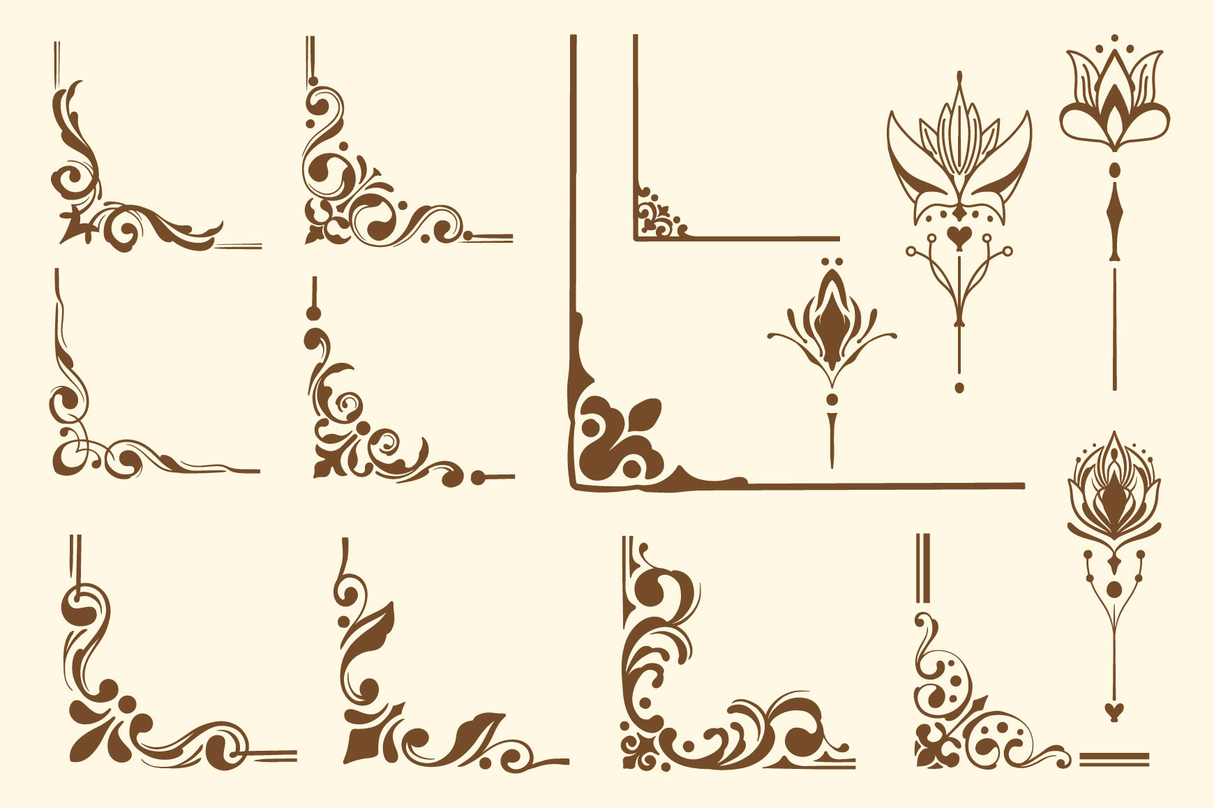 Corner Ornamental Frame