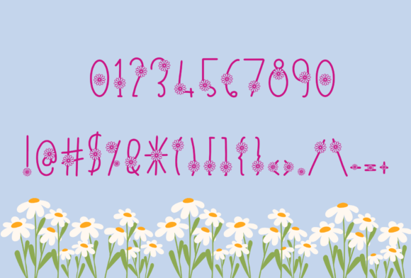 Daisy Pink Font - Preview 3