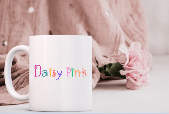 Daisy Pink Font - Preview 4