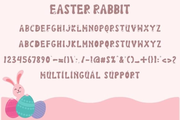 Easter Rabbits Font - Preview 5