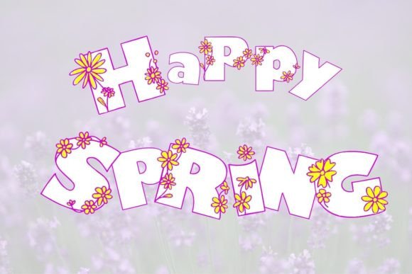 Flowers and Husky Font - Preview 2