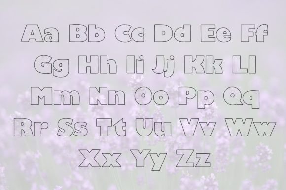 Flowers and Husky Font - Preview 3