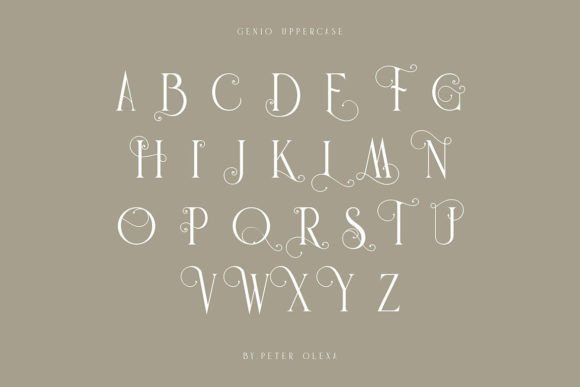 Genio Font - Preview 2