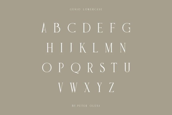 Genio Font - Preview 3
