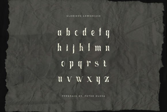 Glorious Font - Preview 2