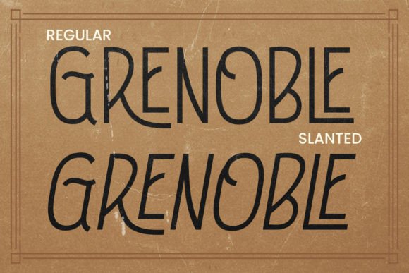 Grenoble Font - Preview 1